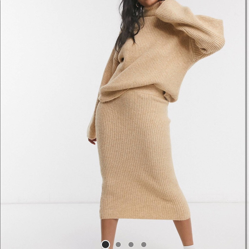 ASOS sweater and skirt set